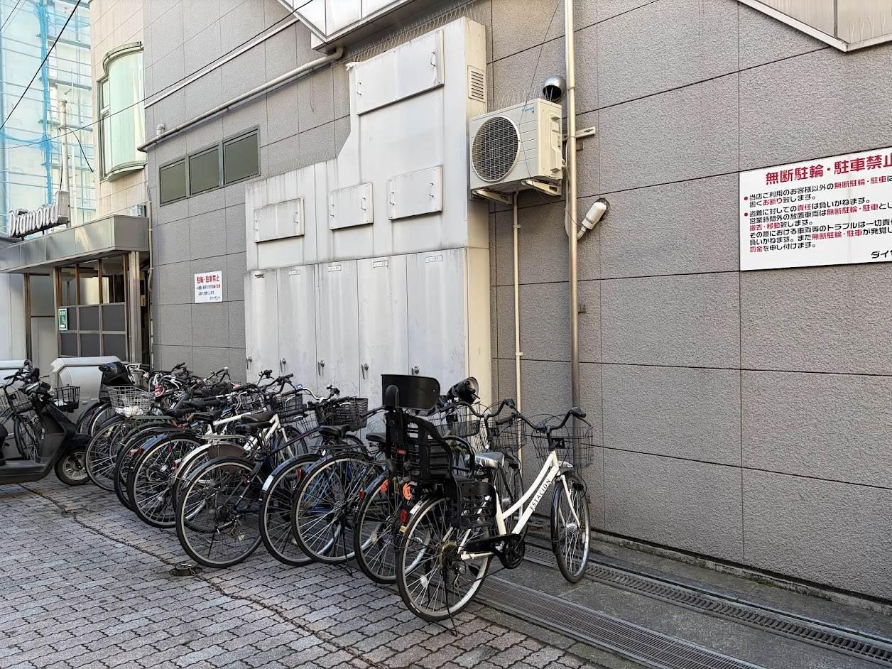 ダイヤモンド - 駐輪スペースの様子