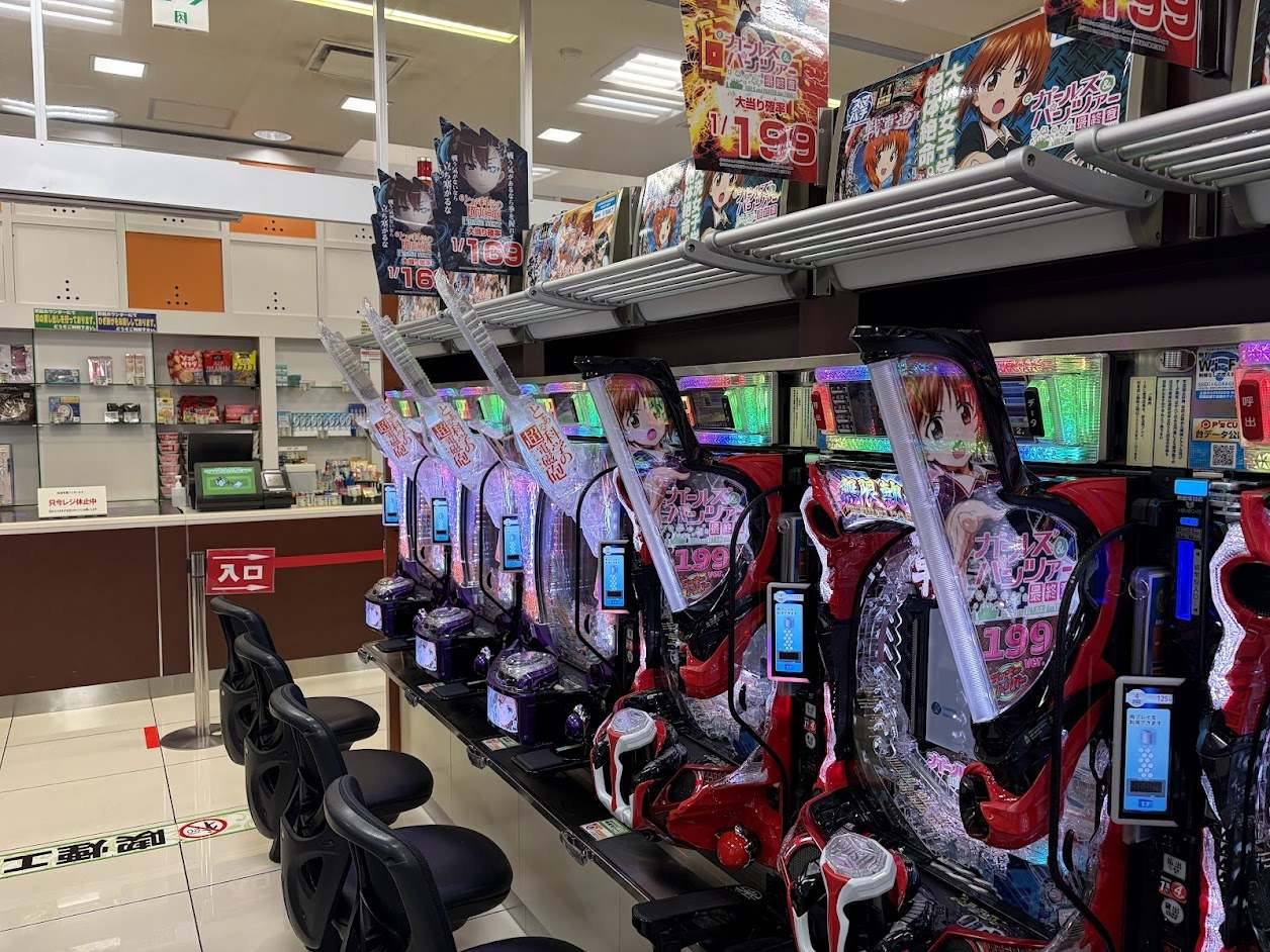 ダイヤモンド - パチンコ遊技台の様子