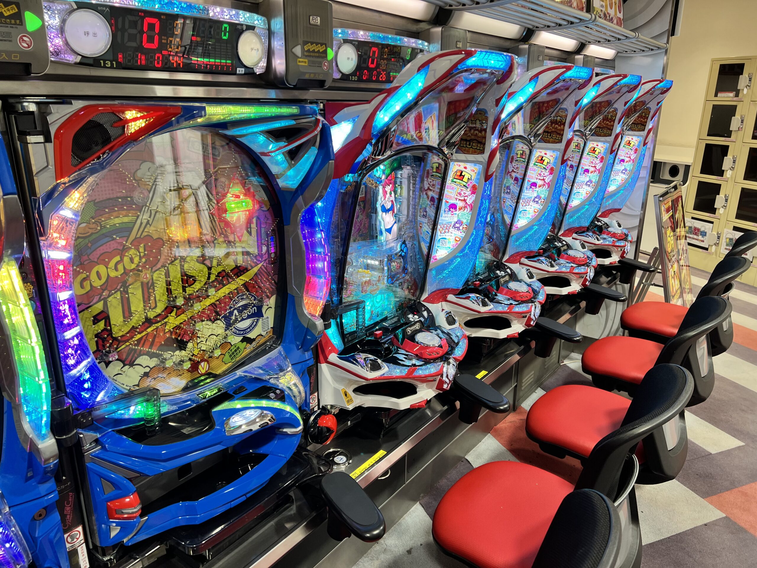 プレゴ池袋南口店 - パチンコ遊技台の様子